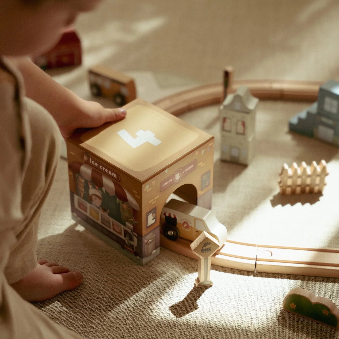 Коцки за редење со колички