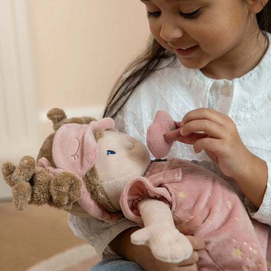 Бебе кукла за гушкање • Роза 40 см