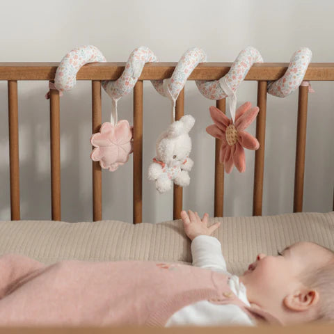 Бебешка спирала со активности • Среќен цвет