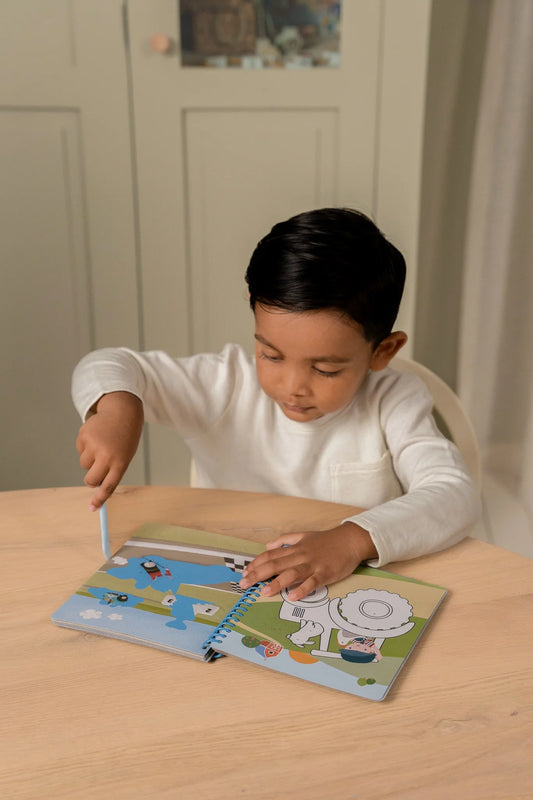 Креативна книга за гребење • Џим и неговите пријатели