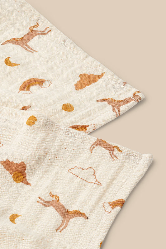 Сет од две муслински прекривки • Луис • Сон / Екру