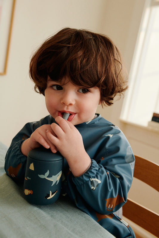 Силиконска чаша со цевка • Елис • Арктичко море