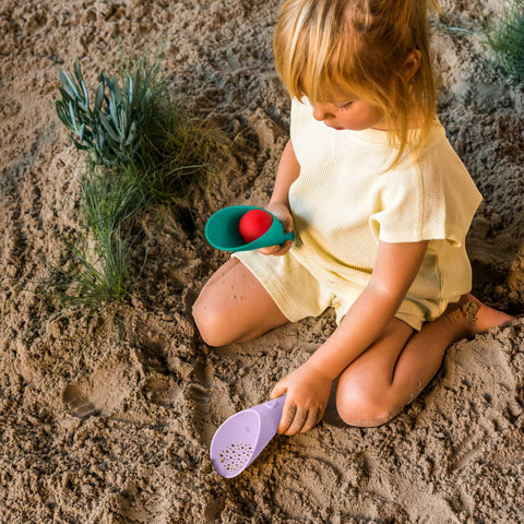 Сет од 3 играчки за плажа • Виолетово / Зелено