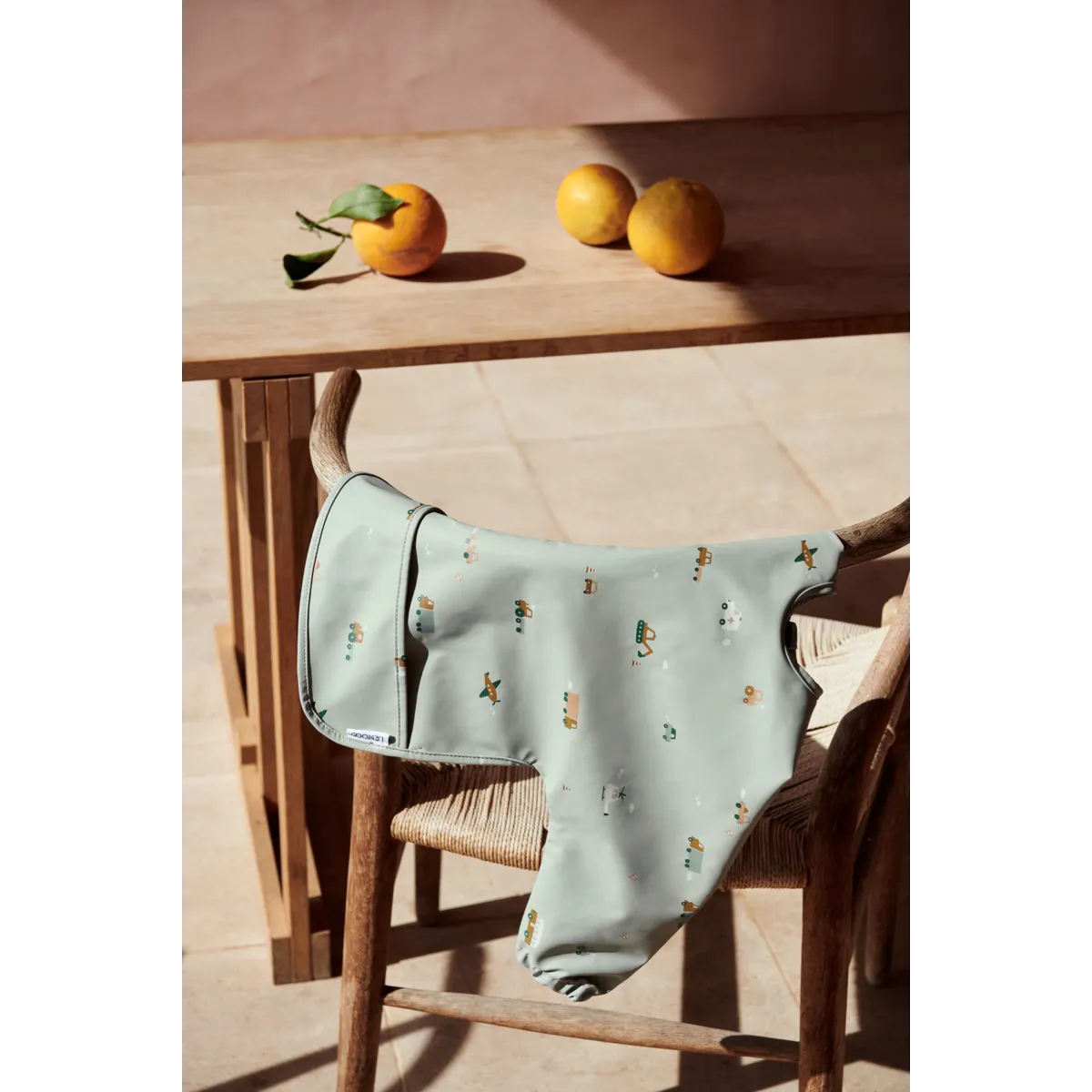 Лигавче со долги ракави • Мерле • Возила / Син микс