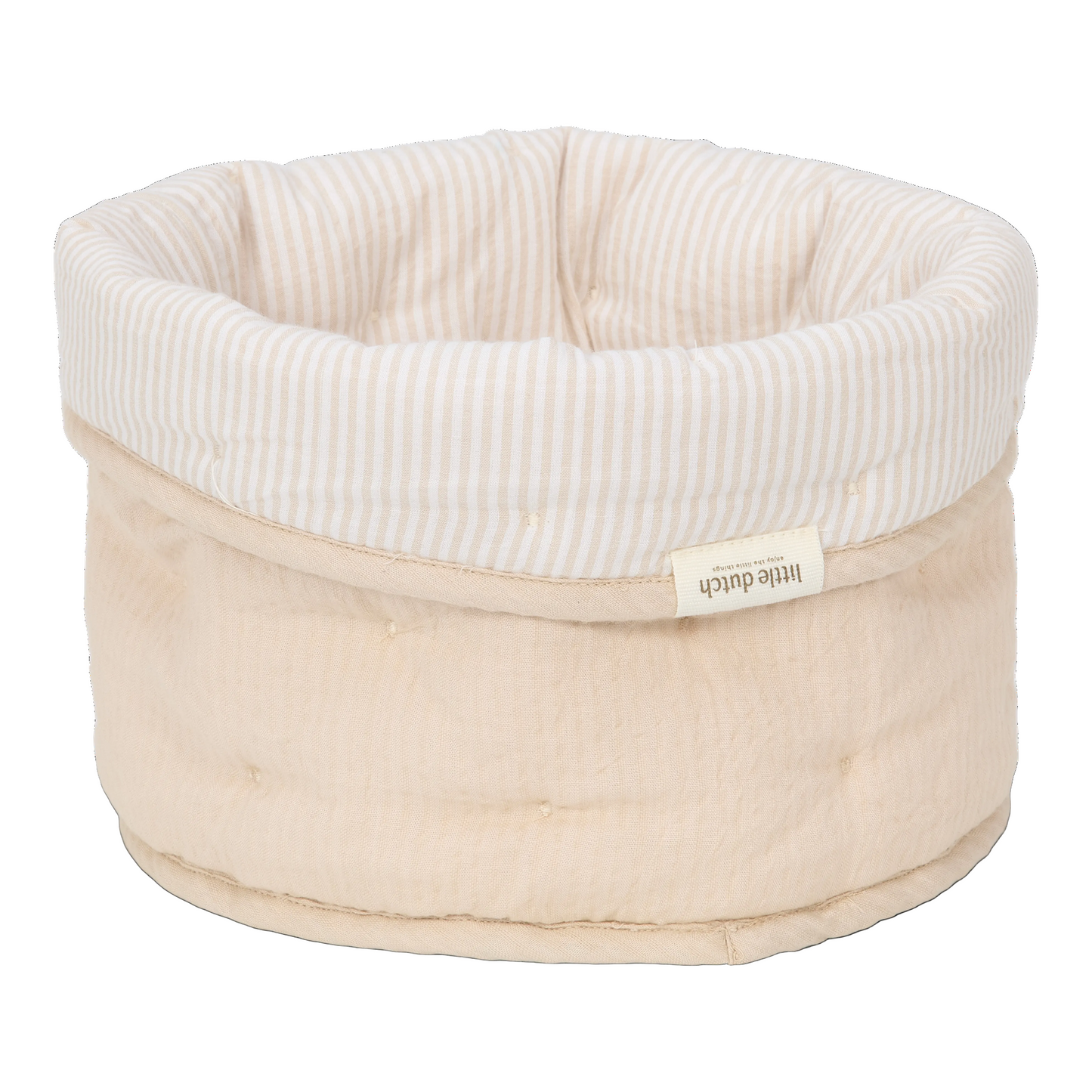 Мала мека корпа за складирање • Pure Soft Beige Stripe