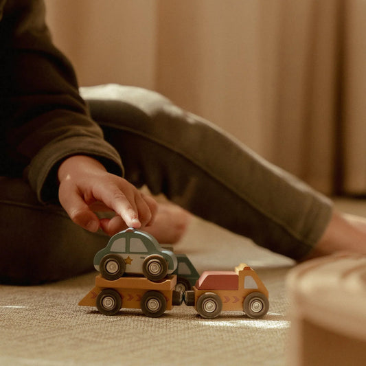 Сет дрвени возила