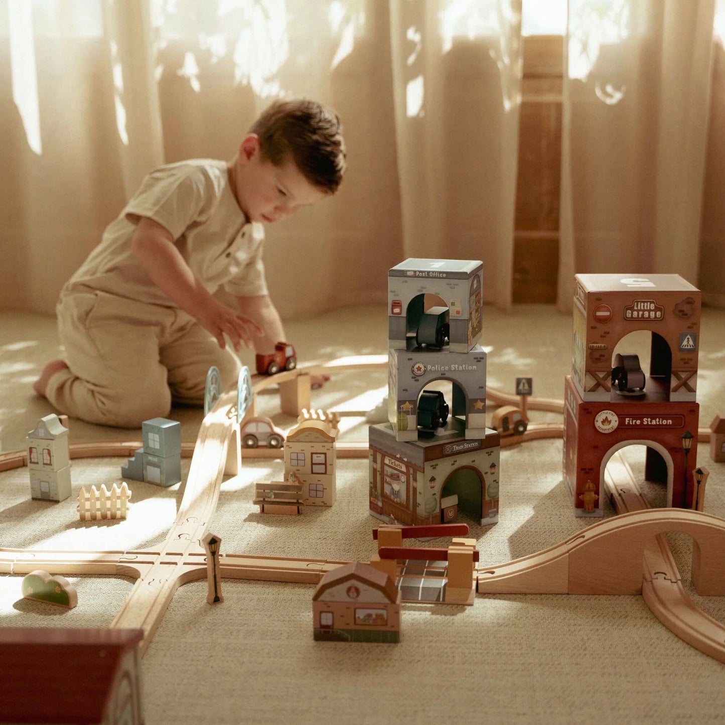 Коцки за редење со колички