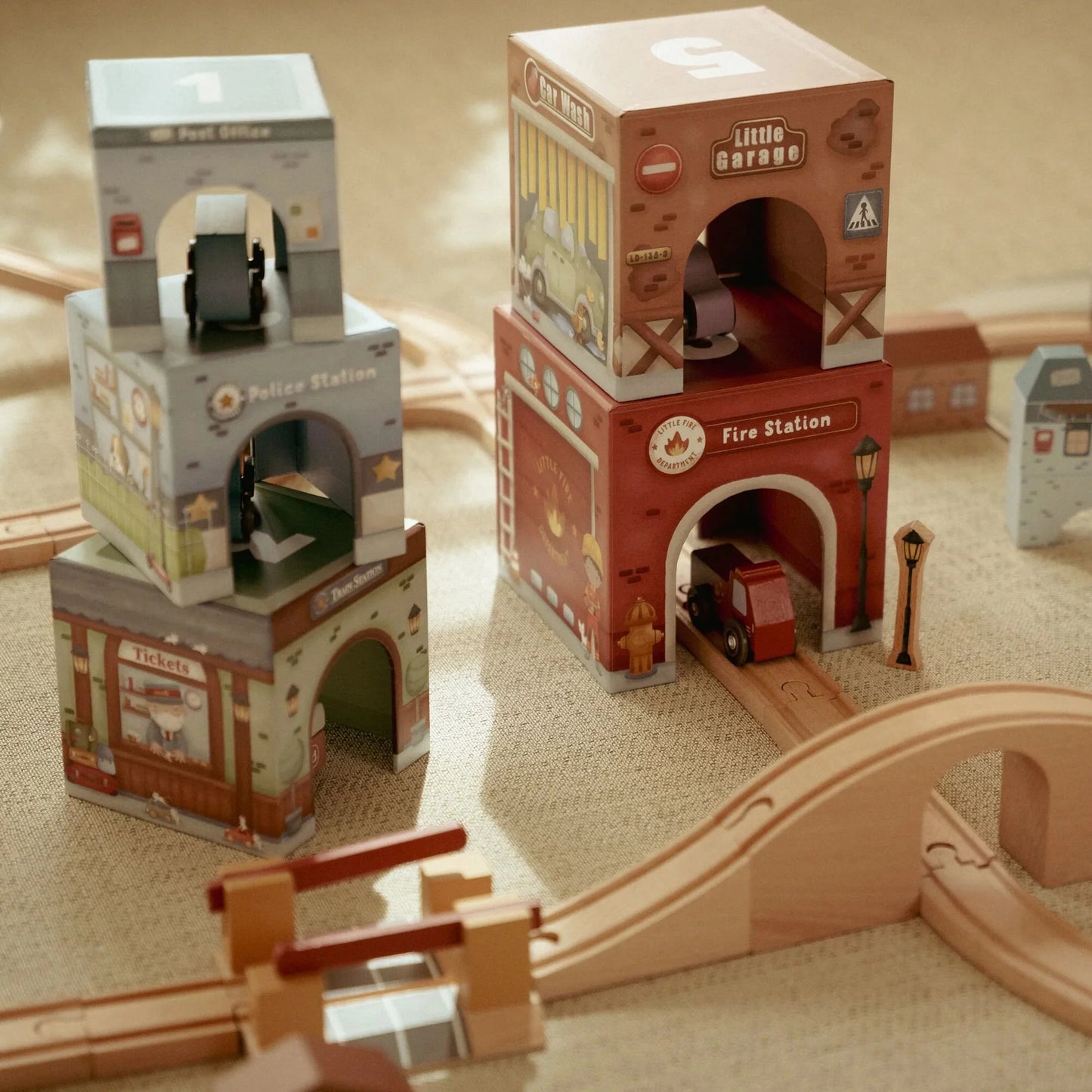 Коцки за редење со колички