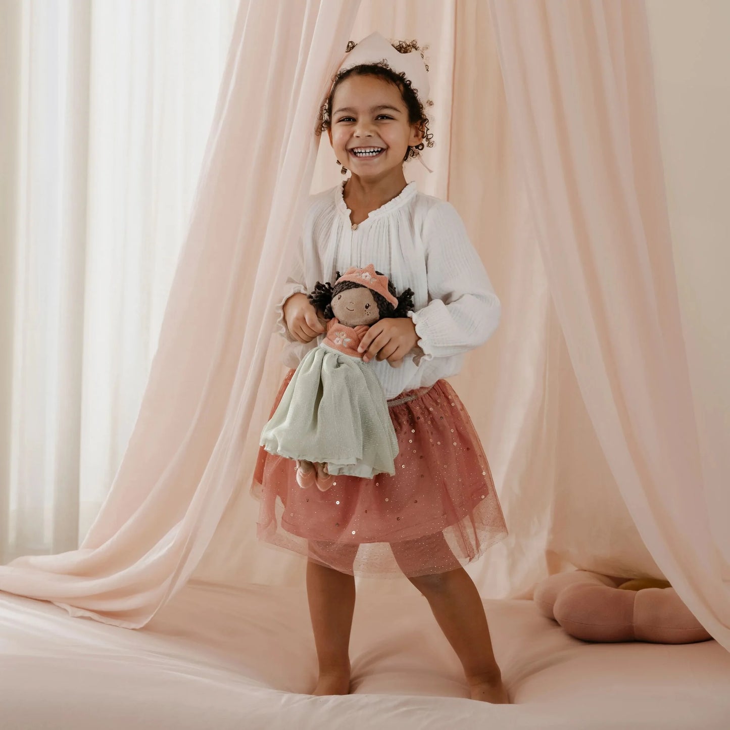 Мека кукла за гушкање • Принцеза Еви