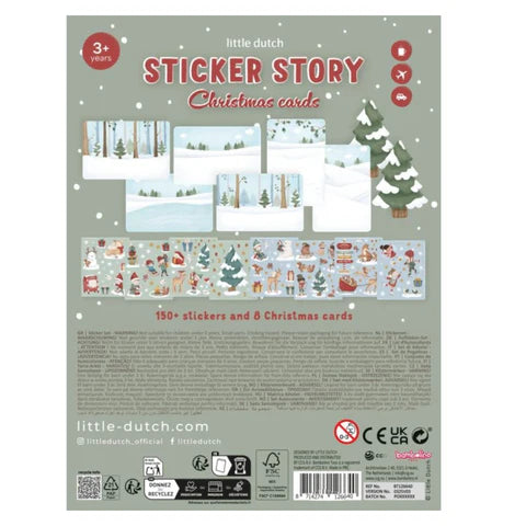 Празничен сет со налепници и разгледници