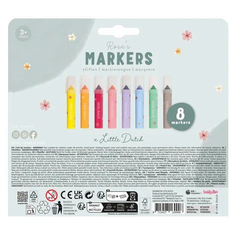 Фломастери • Роза