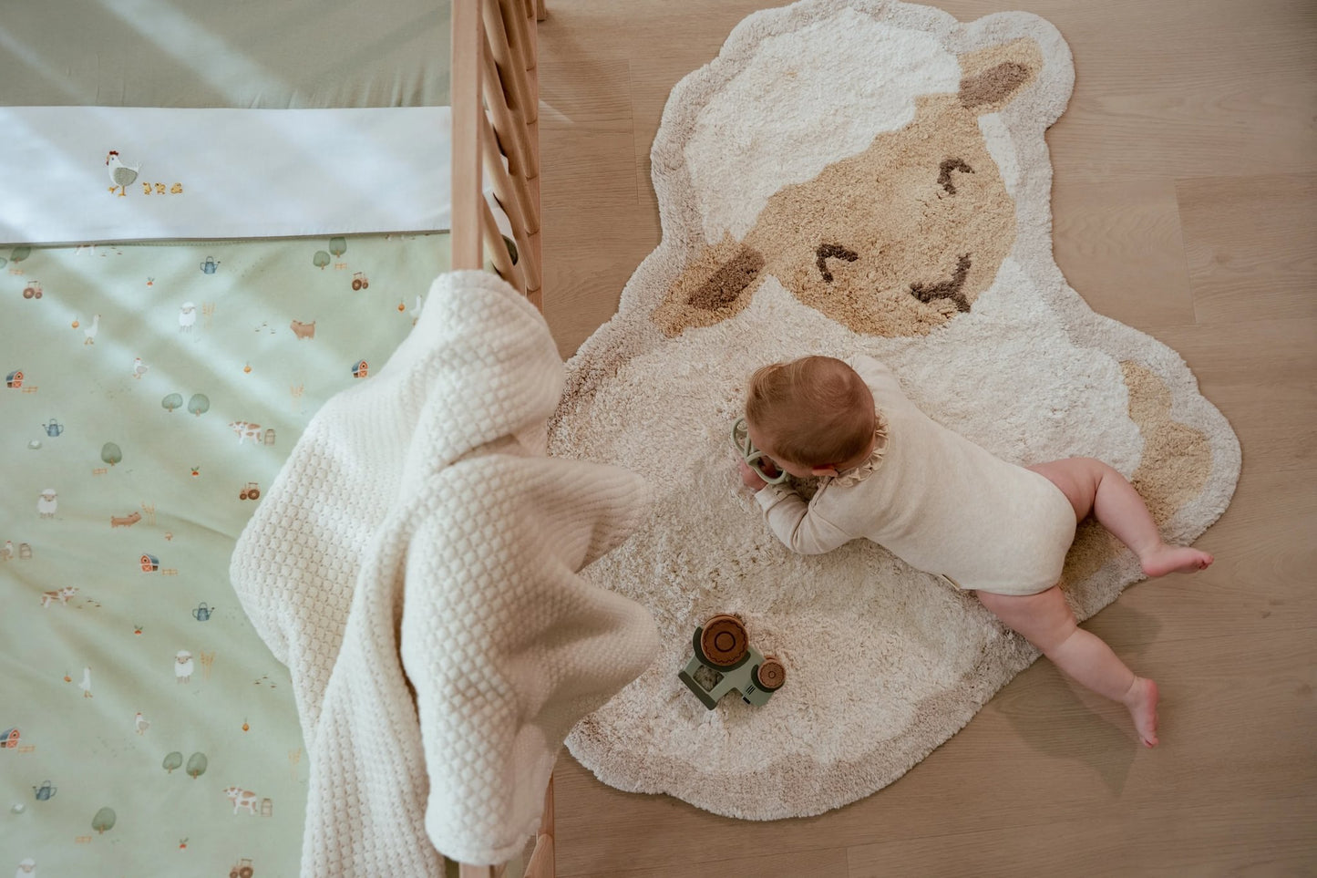 Плетено ќебе • Pure Soft White • 110 х 140 см