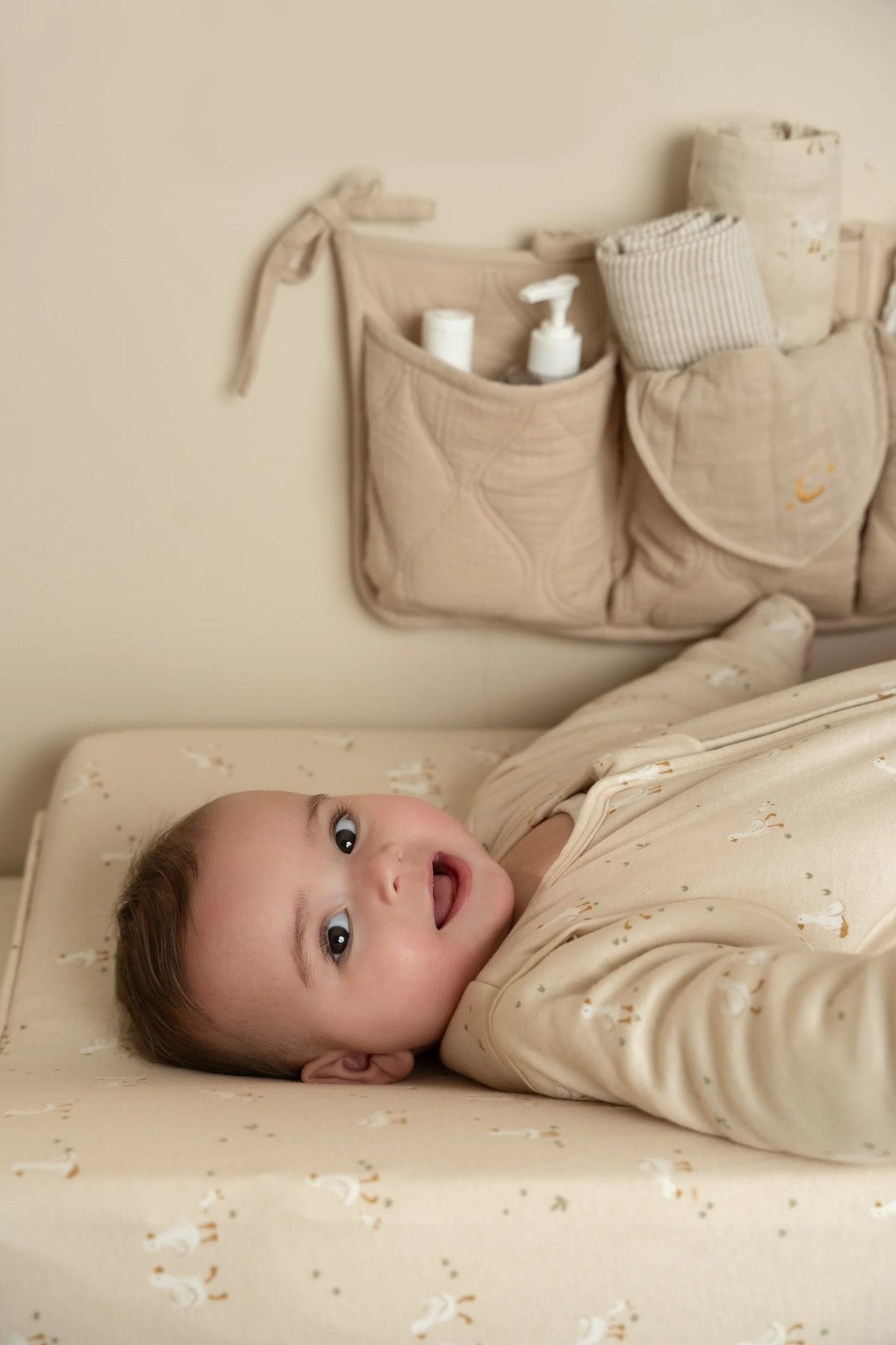 Сет од 2 бандана лигавчиња • Pure Soft Beige