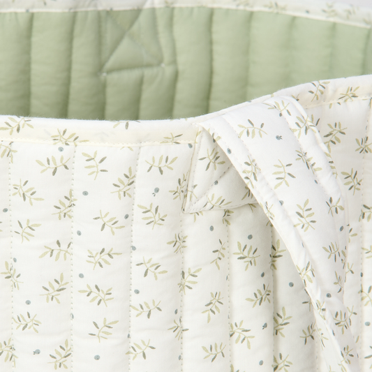 Голема мека корпа за складирање • Blueberry leaves