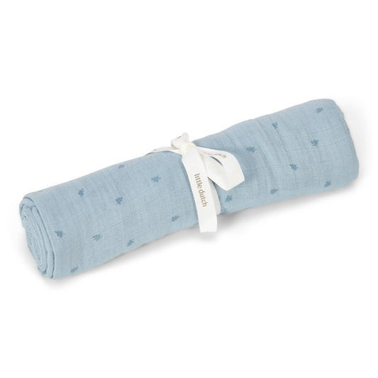Муслин прекривка • Pure Denim Blue